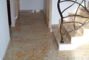 Полировка гранита из Siena Beige