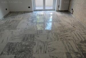 Полировка мрамора Arabescato